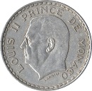 5 francs louis II Monaco 1945