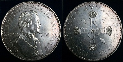 50 francs 1974 Monaco