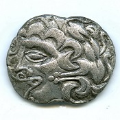 Monnaie gauloise AULERQUES-DIABLINTES-STATERE CHEVAL-A-GAUCHE