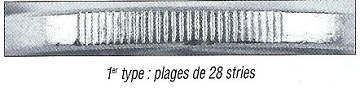 variété sur pièce 1 euro 2002 Portugal avec une tranche à 28 stries