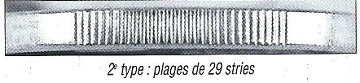 variété sur pièce 1 euro 2002 Portugal avec une tranche à 29 stries